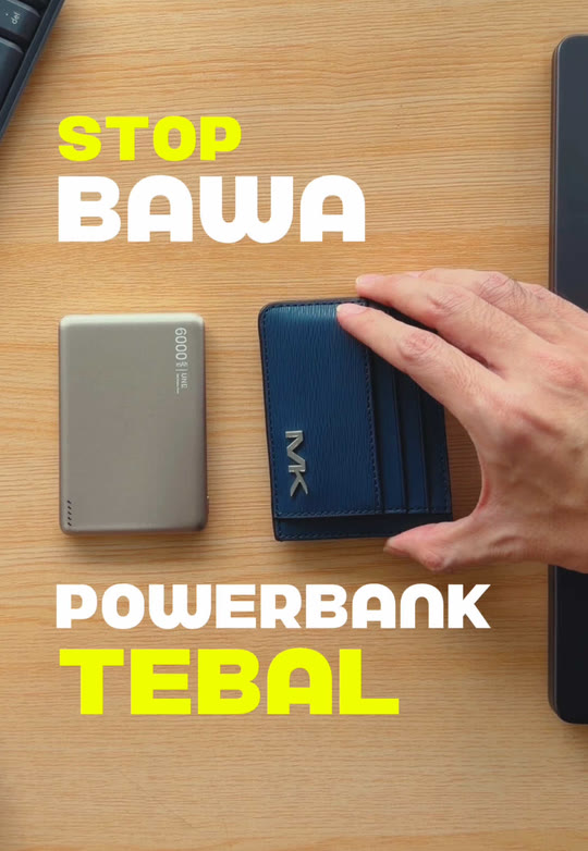 Stop carrying thick powerbanks